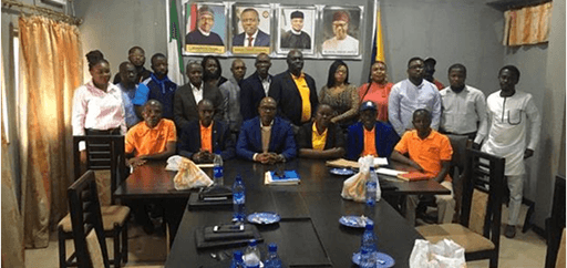 CLRD (NIPOST), on behalf of the PMG/CEO Dr. Ismail Adebayo Adewusi, presents courier licenses to 34 operators.