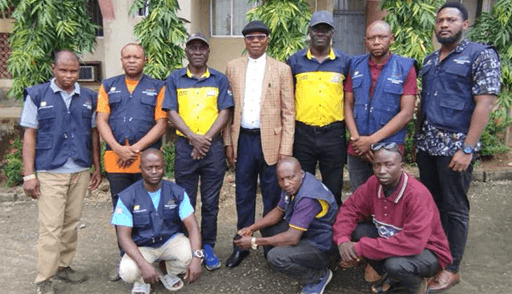 Enforcement team with the SPM, Abuja.