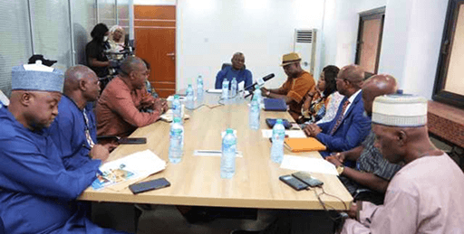 GM (CLRD) at the Airfreight Stakeholders Forum's courtesy visit to the CEO , Nigerian Shippers’ Council  at NSC H/Q, Lagos.