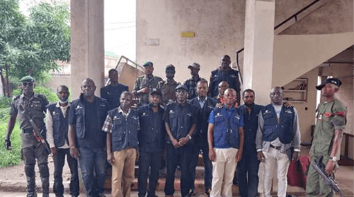 CLRD Lagos Enforcement team before the June 30, 2022 clampdown in Lagos.