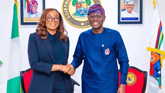 The General Manager Courier and Logistics Regulatory Department, Mr. Shonde G. Oludotun, welcoming the new investors